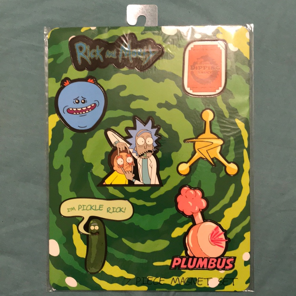 Rick and Morty 7 Piece Magnet Set